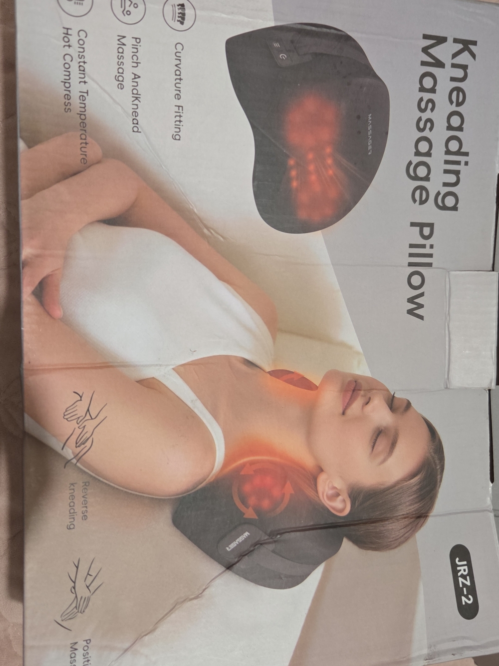 Massager Knee & Shoulder Massage Pillow Black Massage Pillow JRZ-2-2 Like New